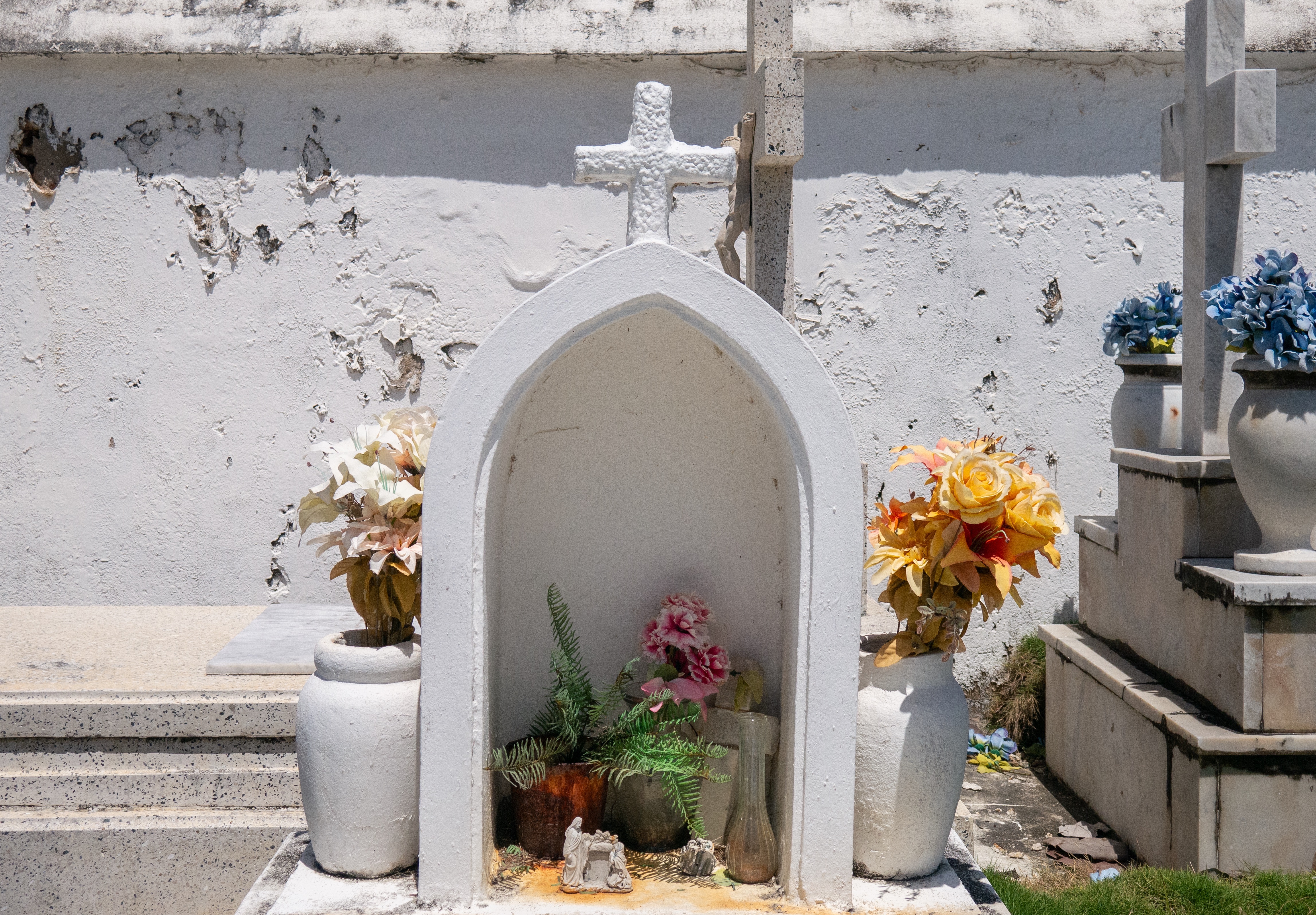 Cemetery waste