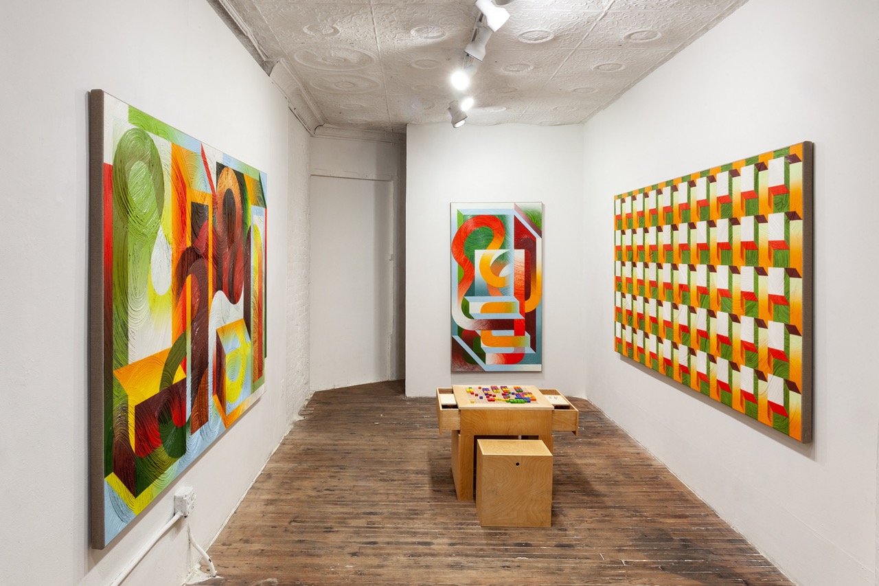 Installation view: Mariah Dekkenga, non-zero sum